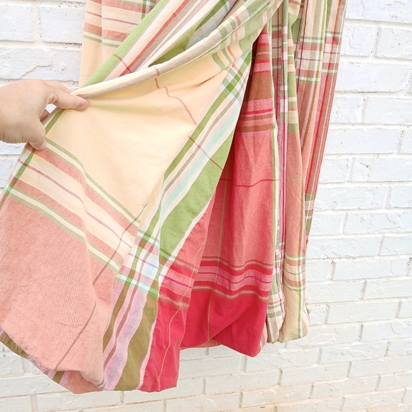 Pottery Barn Plaid Duvet Cover Multicolor Queen - Picture 2 of 6